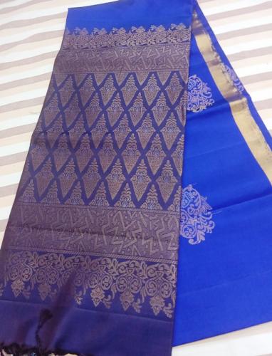 SOFT SILK SAREE WITH BLOUSE